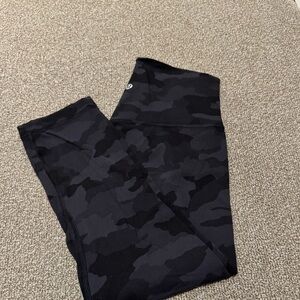 lululemon athletica Black Camouflage Leggings